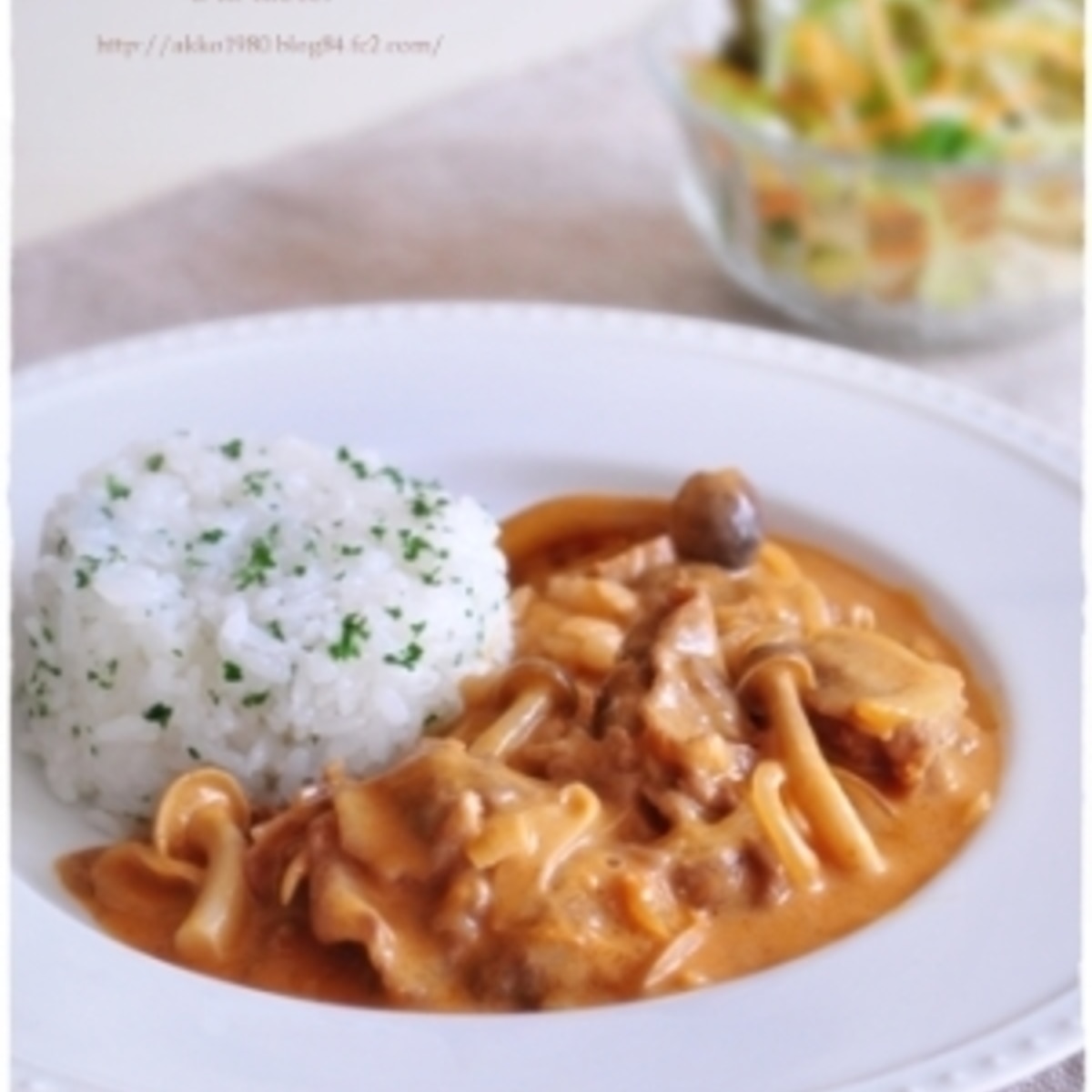 濃厚生クリームで ビーフストロガノフ風 レシピ 作り方 By Coco 115 楽天レシピ